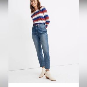 Madewell The Mom Jean Size 29 Medium Wash High Rise